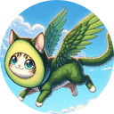 Flying Avocado Cat